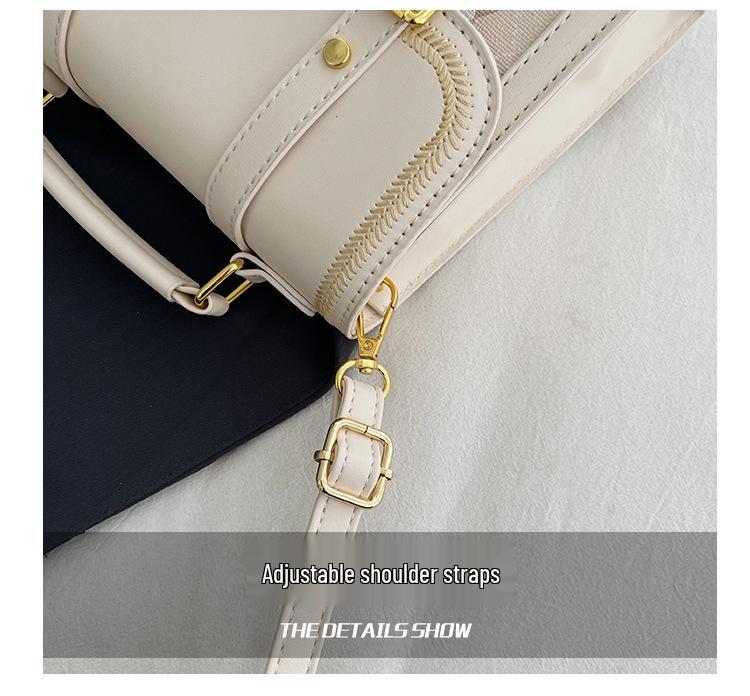 Girlish Heart Argyle Color Block Women's Backpack 2025 - Cute Korean Style Crossbody Small Schoolbag