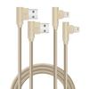 90 Degree USB Lightning Cable Cord Game Wire for 14 13 12 11 X XS XR XS Max 8 7 SE Ipad Fast Charging 3m