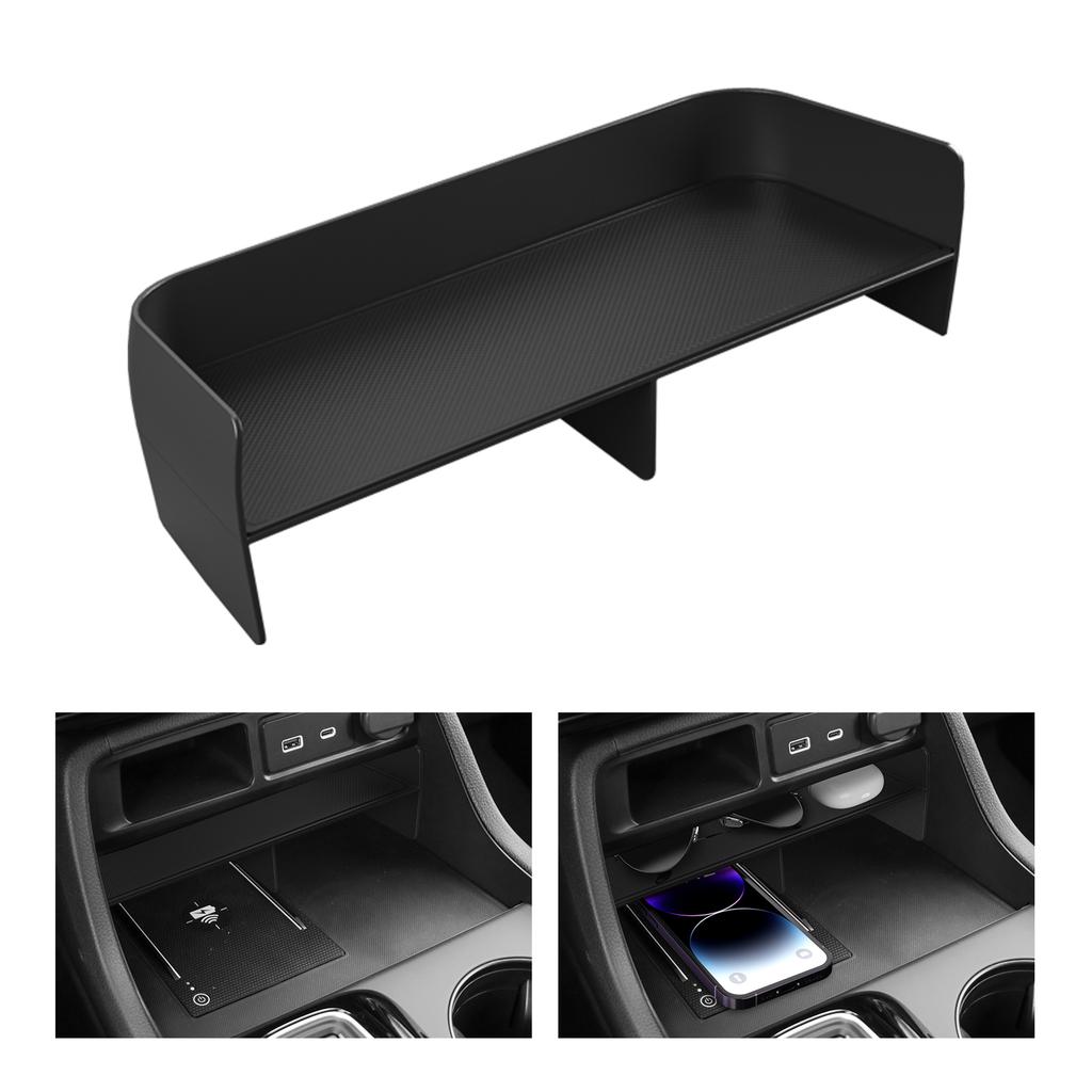 Car Tray for Honda Pilot 2025 2025 2025 Car Center Console Storage Box Organizer Interior Accessories Tidying Black