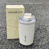 Simple White Stainless Steel Insulated Water Cup  Portable Coffee Cup for White-collar Workers To Work  Sealed and Leak-proof