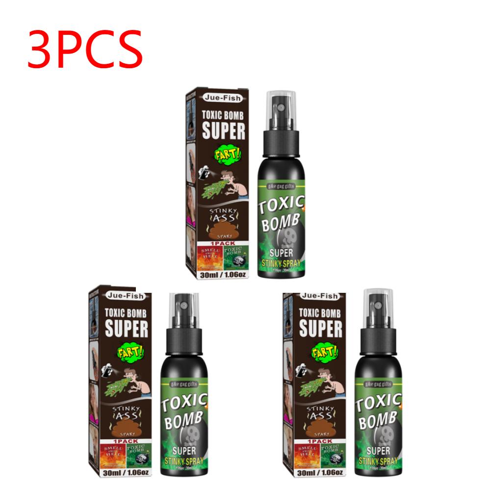 1-5X 30ml Smelly Fart Spray Can Stink Ass-Smelly Stinky Gas Crap Gag Prank Stuff Novelties Joke Halloween Party Supplies
