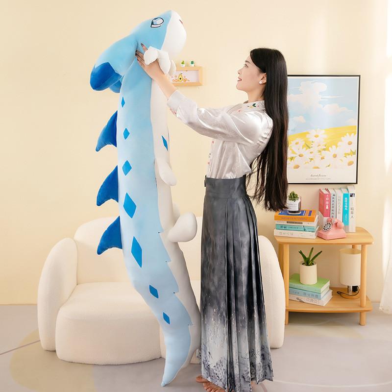 Large Blue Dragon Plush Toy Stuffed Animal Pillow Doll For Girls Wholesale
