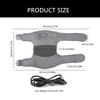 Knee Massager 3 Heating Levels Knee Heating Pad USB Heated Knee Brace Heated Knee Wrap Electric Massage Knee Pad