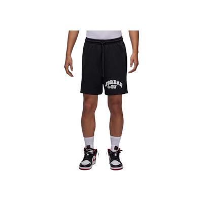 MVP SS25 Pantalones Cortos Casuales de Felpa Francesa Sueltos con Cordón para Hombre Negro Gris Humo Claro IB7273010