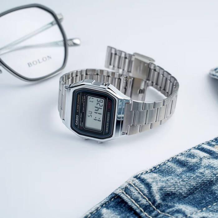 Zegarek Męski Casio A158Wa-1D Vintage Retro + Box