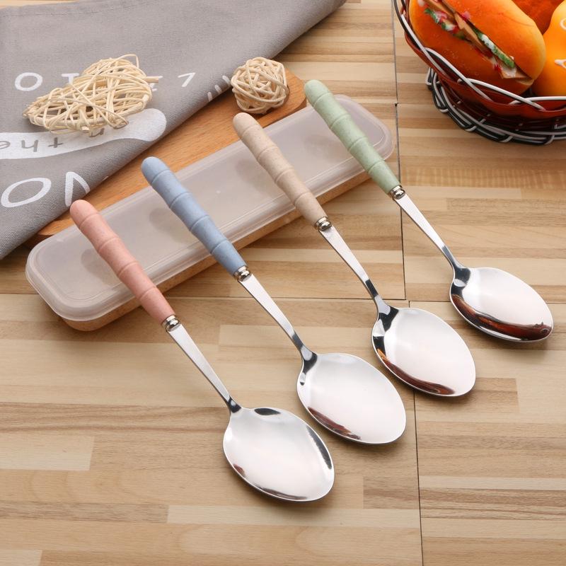 Stainless Steel Tableware Set Spoon Fork Chopsticks Gift Tableware Three-piece Set