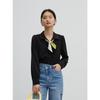 Petite High-Grade Satin Chiffon Short-Sleeve White Shirt for Women - Early Autumn Commuting Interview Top