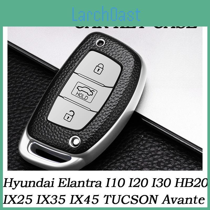 Leather Tpu Key Smart Car Cover For Hyundai Elantra I10 I20 I30 Hb20 Ix25 Ix35 Ix45 Tucson Avante Key Case Shell Holder