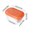 304 Stainless Steel Sauce Cup With Sealed Lid Seasoning Box Leak-Proof Silicone Cover Condiment Container Portable Storage Box