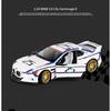 1/24 BMW 3.0 CSL Alloy Racing Car Model Diecast Metal Toy Car Vehicle Model High Simulation Sound and Light Collection Kids Gift