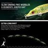 10cm/8g Bionic Bait Sharp Hook 3D Simulated Fisheye Simulation Tempting Angling ABS Submerged