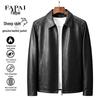 FAPAI Men's Sheepskin Lapel Jacket