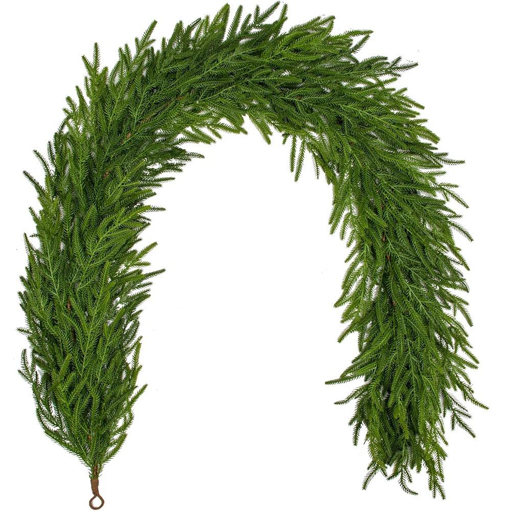 Pine Needles Realisticl Green Garland Real Touch Artificial Pine Tree Decor  Winter Decor