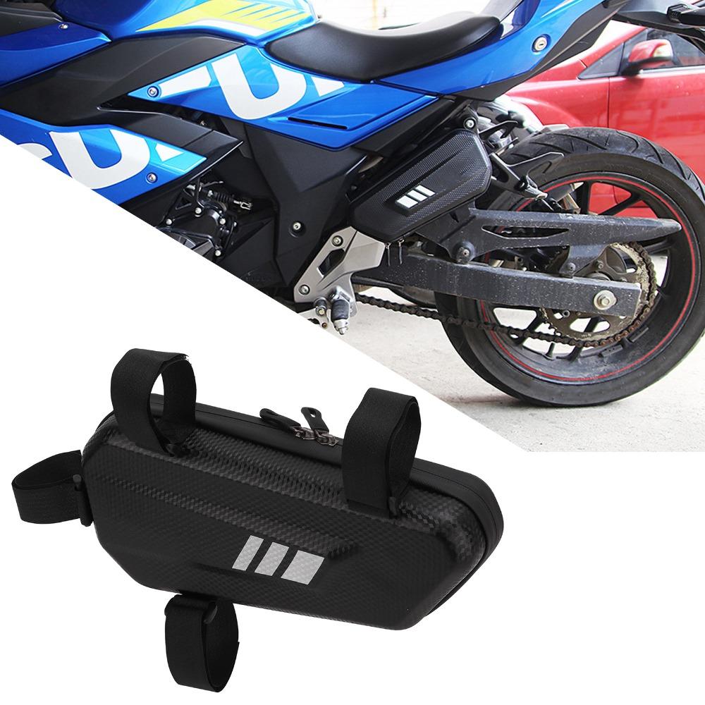 Waterproof Motorcycle Saddlebag PU Leather Bike Luggage Bag Motorcycle Side Bag Bicycle Cycling