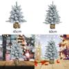Mini Christmas Tree Artificial Christmas Tree Desktop Xmas Tree Snowy Tree for