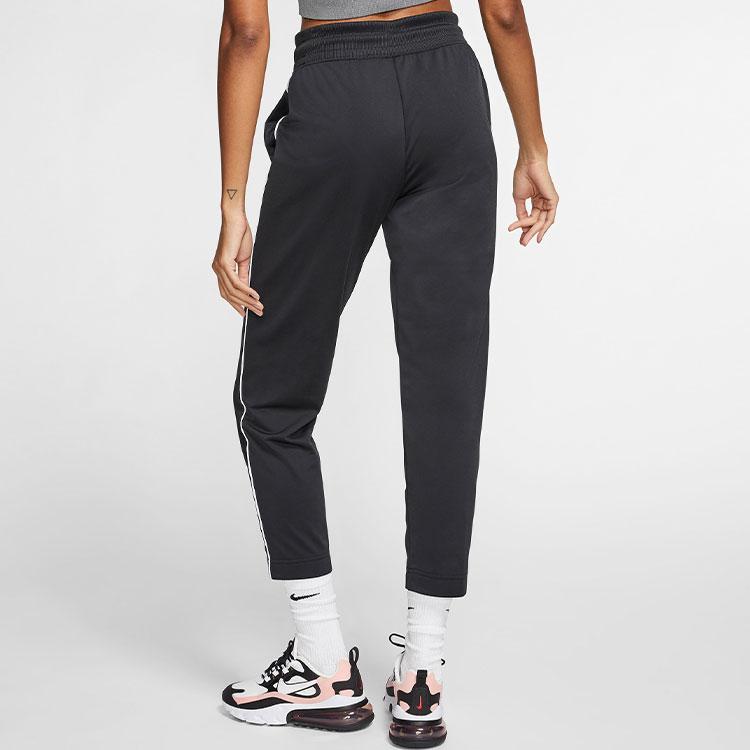 Nike Sportswear Breathable Retro Patchwork Knitted Running Training Pants Women Pants Black CJ2354-010