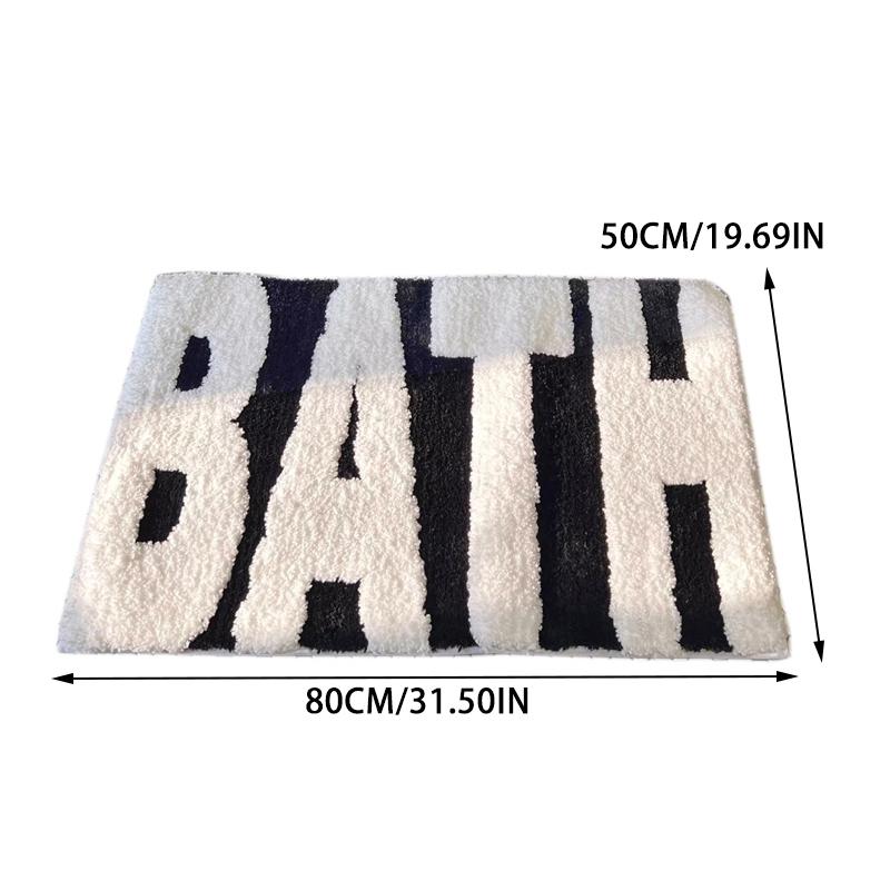 

Килимки для ванної кімнати в стилі інс, нековзні, пухнасті, м які, килим на підлогу, високопоглинаючі килимки для ванни, тафтинговий килимок для душу, килимок для вхідних дверей 50X80cm