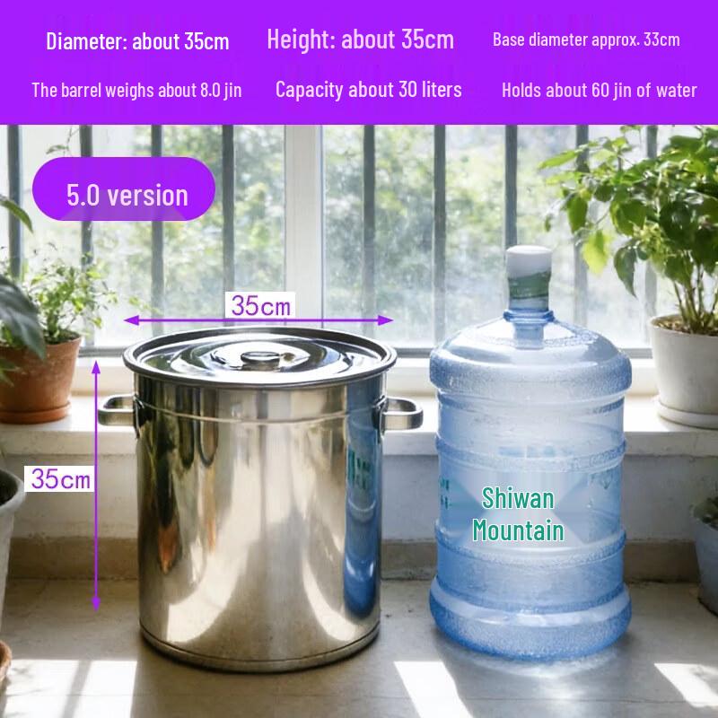 JPHZNB Stainless Steel Multi-Purpose Pot with Lid