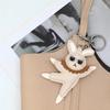 Whimsical Dancing Rabbit Keychain Fashionable Leather Trinket Versatile Decoration For Accessories Gift Giving