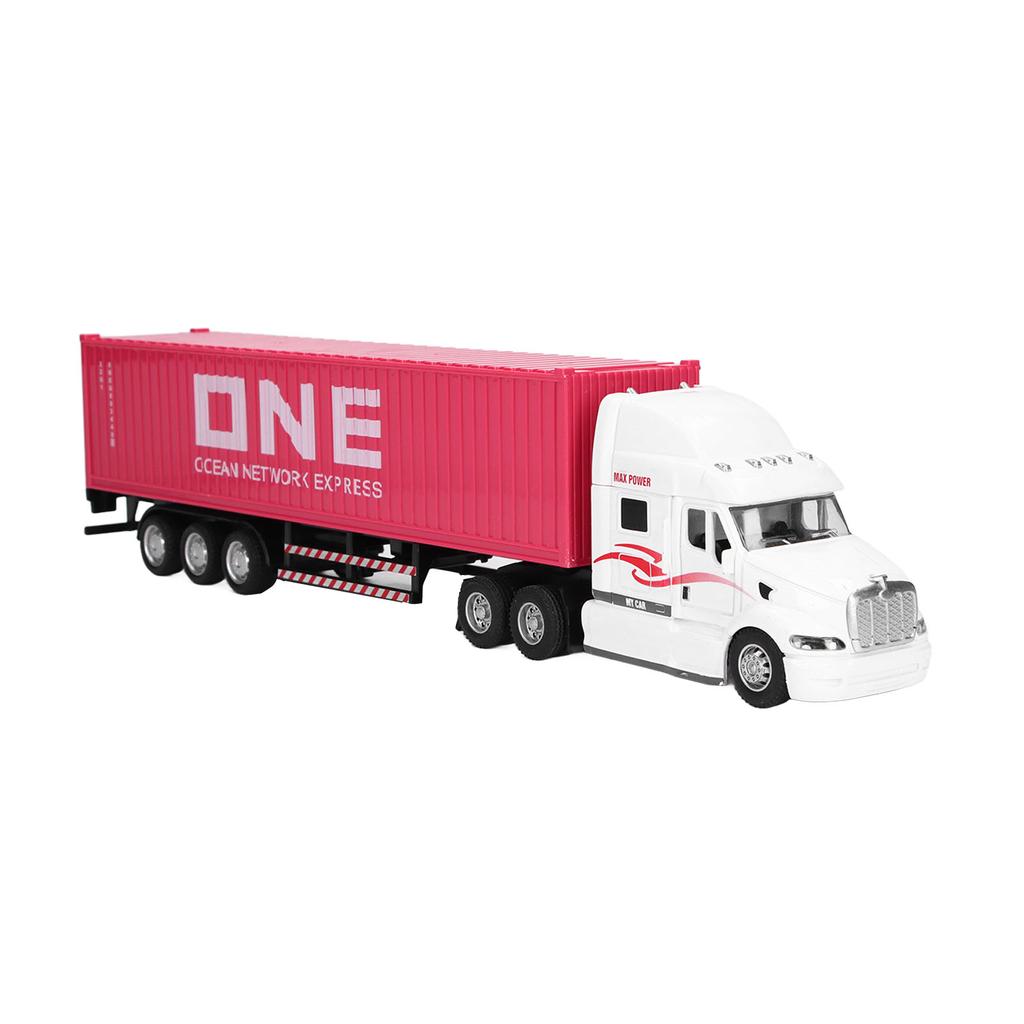 Container Truck Model 1:48 Vivid Exquisite Beautiful Decorative Toy Ornament for   3 Years Old