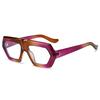 Fashion Square Women Gradient Sunglasses Leopard Shades Retro Men Clear Lens Glasses Frame UV400