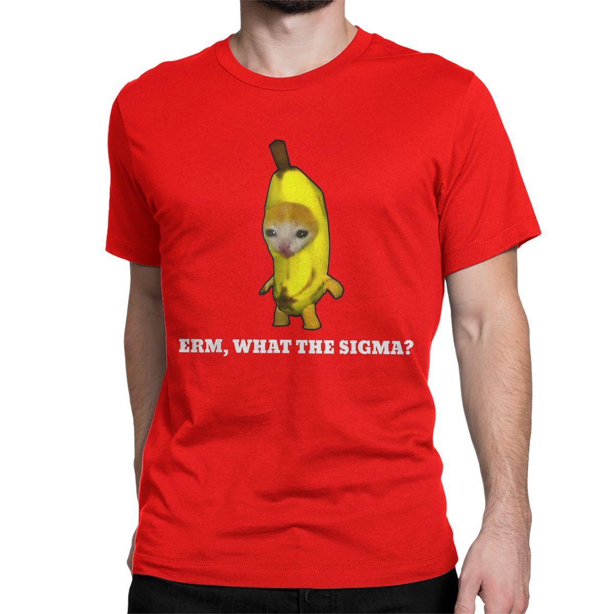 Erm What The Sigma TShirts for Men Women Funny Meme Cat Amazing 100 Cotton Tee Shirt Crew Neck Short Sleeve T Shirts Clothing S