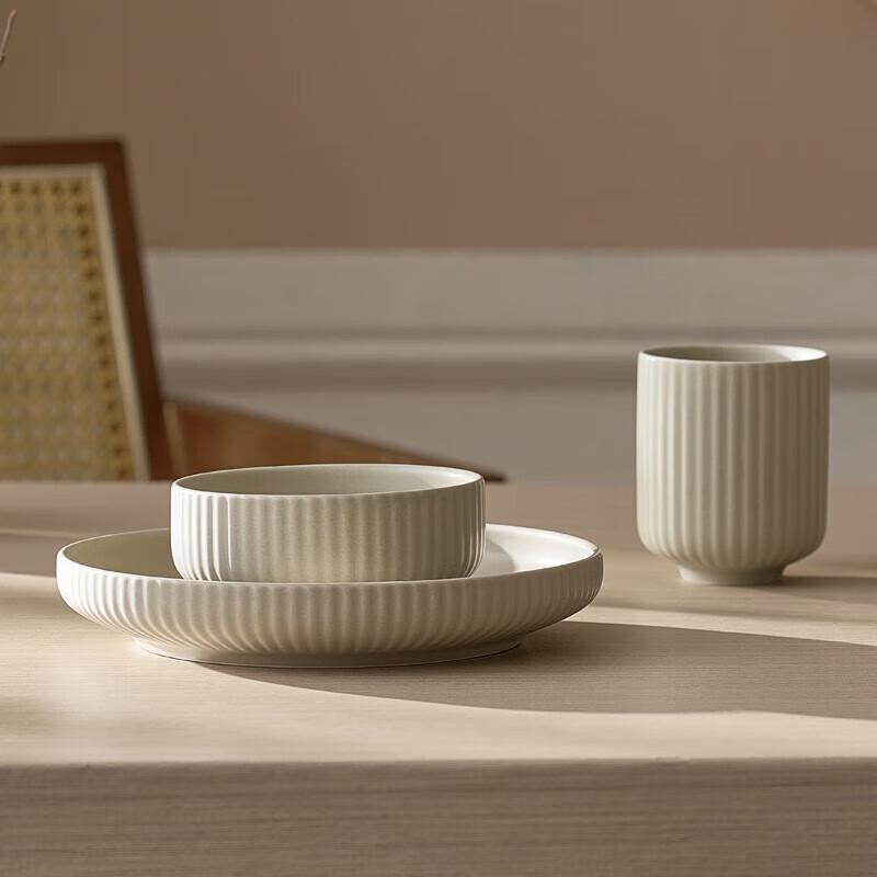 Youxia Truffle Ceramic Dinnerware 3-Piece Set