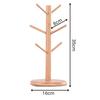 Soarun Bamboo Mug Tree, Cup Stand, Cup Rack, Drainer, Dryer, Coffee Cup Holder, Kitchen Storage