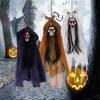 Flexibly Matched Halloween Decorations Halloween Skull Ghost Decoration Spooky Halloween Hanging Ghost for Haunted for Porch