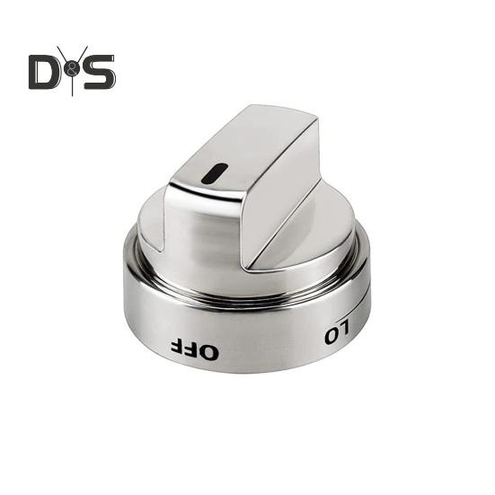 

Запасные части для ручки плиты, полированная поверхность, устойчивая к коррозии, простая установка, детали для ручки плиты для AEZ73453509 серебряный