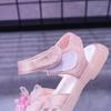 Girls' Light-Up Summer Sandals: Breathable, Non-Slip Toddler Shoes - Cute & Luminous Princess Style.