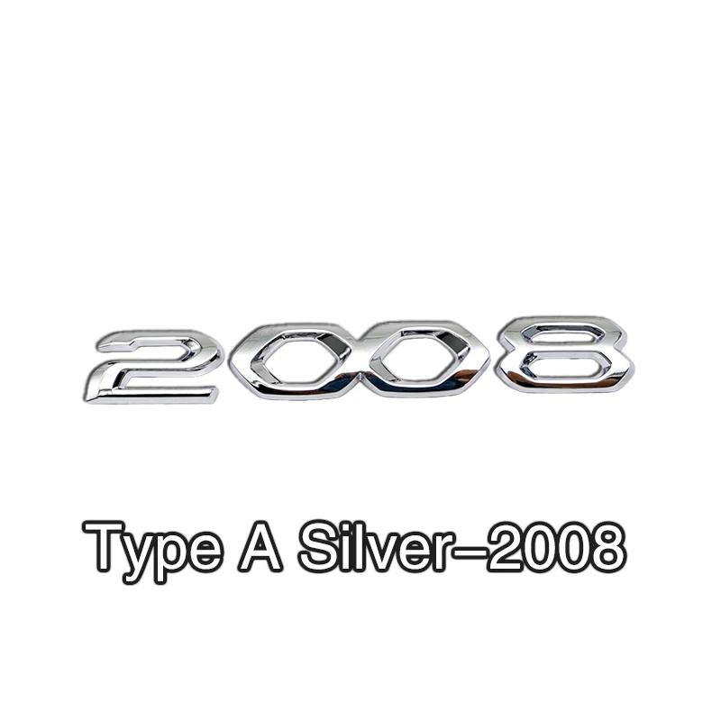2026 Adesivo Auto Caldo 1 PZ Adesivo Auto in ABS Alta Qualità Stemmino Logo Bagagliaio Adesivo Numero per Peugeot 3008 4008 4008 5008 508L Acc