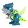 Kinderwissenschaft und Bildung Mutter Demontage und Montage Dinosaurier Kombination Tragbarer Aufbewahrungskoffer Set, Elektrische Schraube DIY Dinosaurier Spielzeug