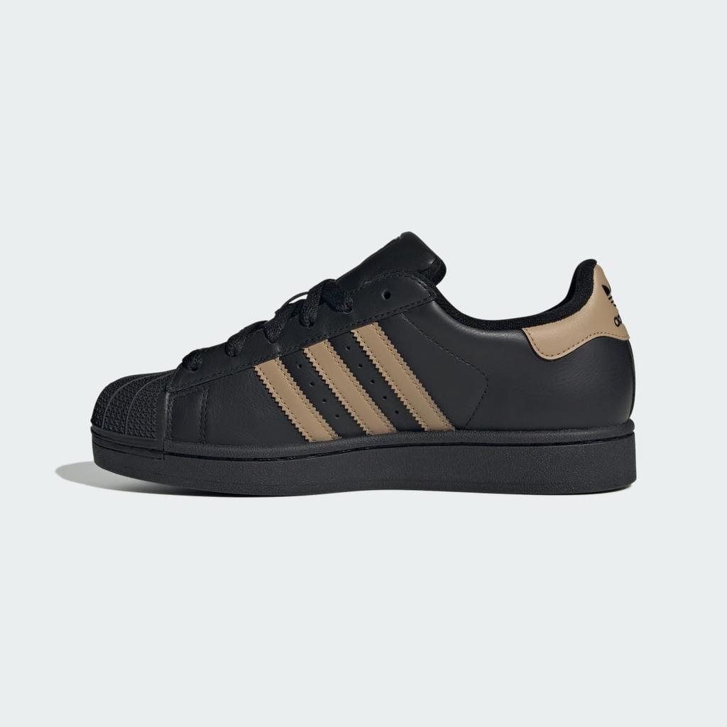 adidas Superstar II Shoes JS1340 Unisex Originals Sneakers Core Black / Cardboard / Core Black