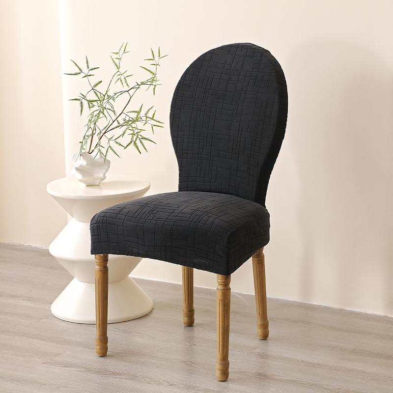 1/4Pcs Durable Round Back Chair Covers Elastic Non-Slip Dining Chair Covers Protector Case Chair Slipover For Living Room Party