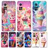 Transparent Phone Case for Xiaomi Mi 14 13 12 11 Ultra 13T 12T 11T Poco X3 NFC F3 F6 Pro Lite Soft TPU Shell Ice Cream Pattern