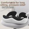 Ergonomic Sit Bone Relief Seat Cushion Slow Rebound Orthopedic Seat Cushion  Sedentary