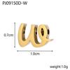 CARLIDANA Stainless Steel Gold PVD Plated DIY Lower Case 7mm Letter Alphabet Initial Charm Pendant Accessories Jewelry Fitting