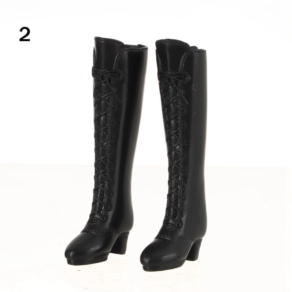 plastic knee high boots