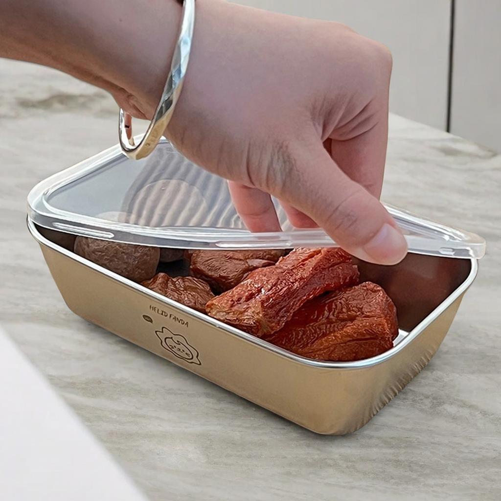 WORTHBUY 304 Stainless Steel Lunch Box For Kids Students School Sealed Food Container Fruit Fresh-Keeping Box Microwave Heatable