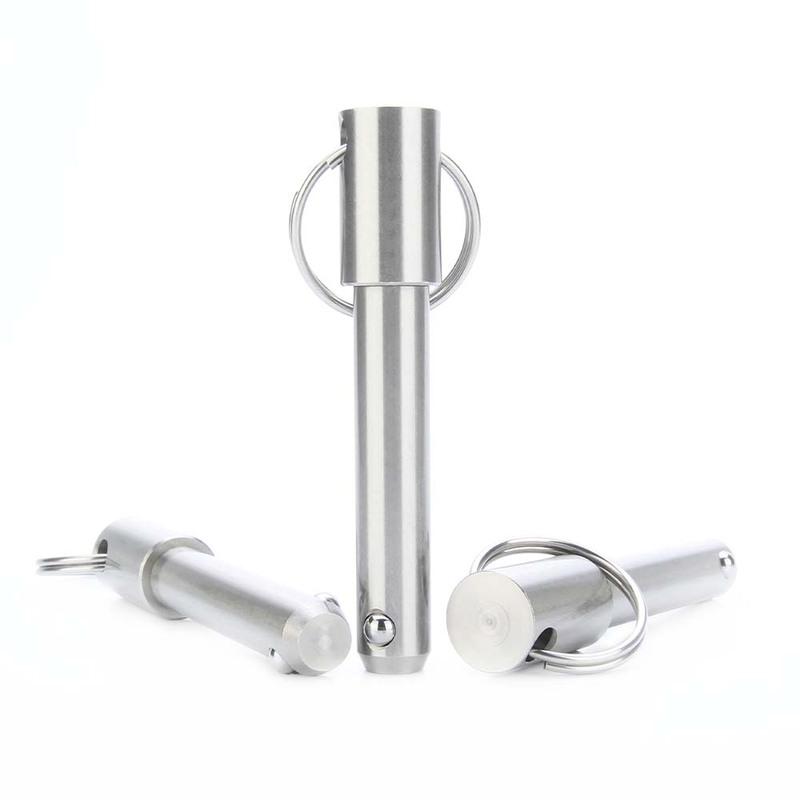 High Quality KST115.1 Dia5~16mm All Stainless Steel Solid Quick Release Pins Spring Ball Lock Pins With Ring