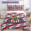 3pcs Duvet Cover Set (1*Duvet Cover + 2*Pillowcase, Without Core), Club Deportivo Guadalajara Print Soft All‑Season Bedding Set, Home Bedroom Decor Gi