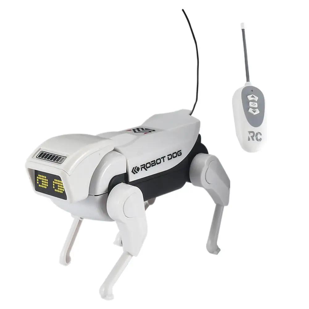 Diy Remote Control Robot Dog Toy Mechanical Dog Building Blocks Toys Assembly Jigsaw Puzzle Toys Educational Toys For Child R7K0