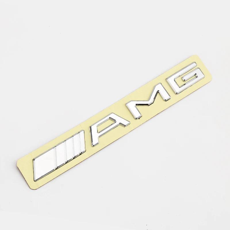 

3D ABS Chrome Emblem Letters logo Car Trunk Badge Sticke For Mercedes Benz AMG W204 W205 W212 W213 X253 W163 W166 W167 W246 W222 срібний