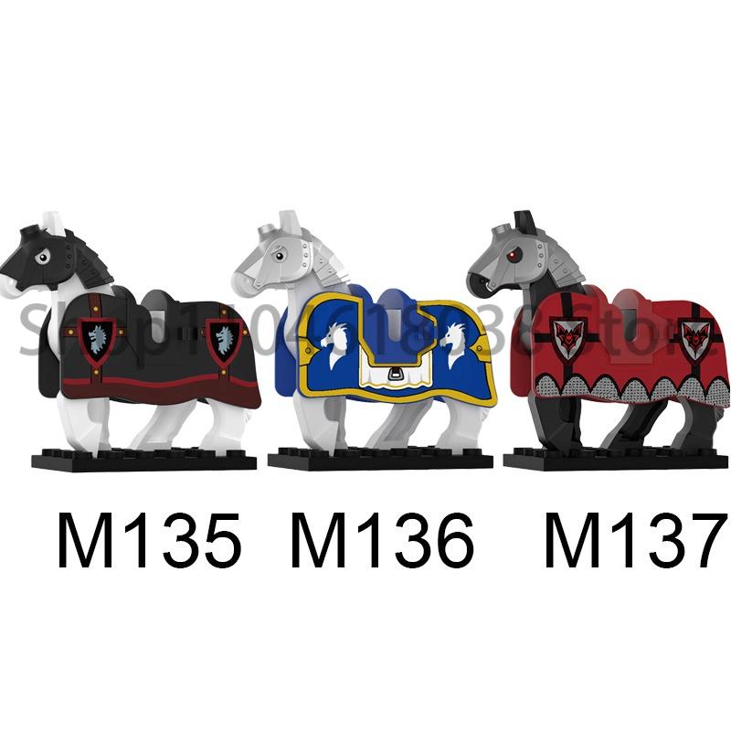 Medieval Military Figures Octopus Sea Demon Knights Building Blocks Weapons Accessories Sword Temple Spear Shield MOC MINiBricks