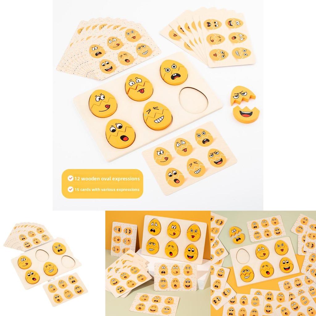 Expression Egg Puzzle Toy For Early Learning And Parentchild Interaction