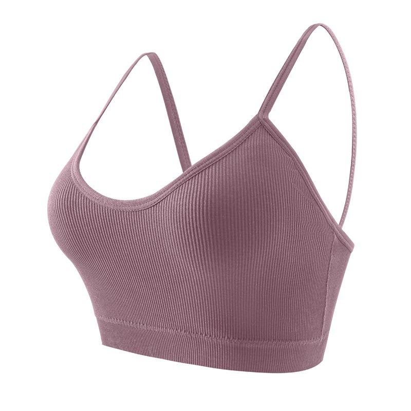 Plus Size Outerwear Integrated Camisole Sports Bra For Women Yoga Fitness