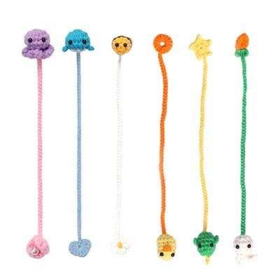Crochet Animal Bookmarks Supplies with Step-by-Step Instruction Handmade Floral Bookmarks Crochet for Beginner Knitting