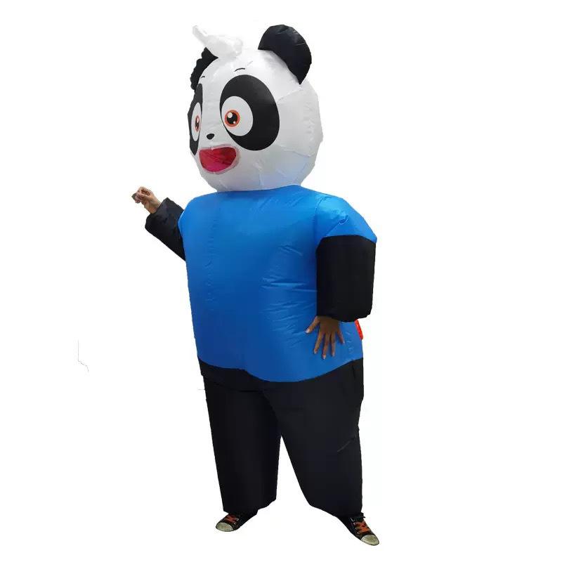 Inflatable Panda Cartoon Costume for Parties and Performances One Size