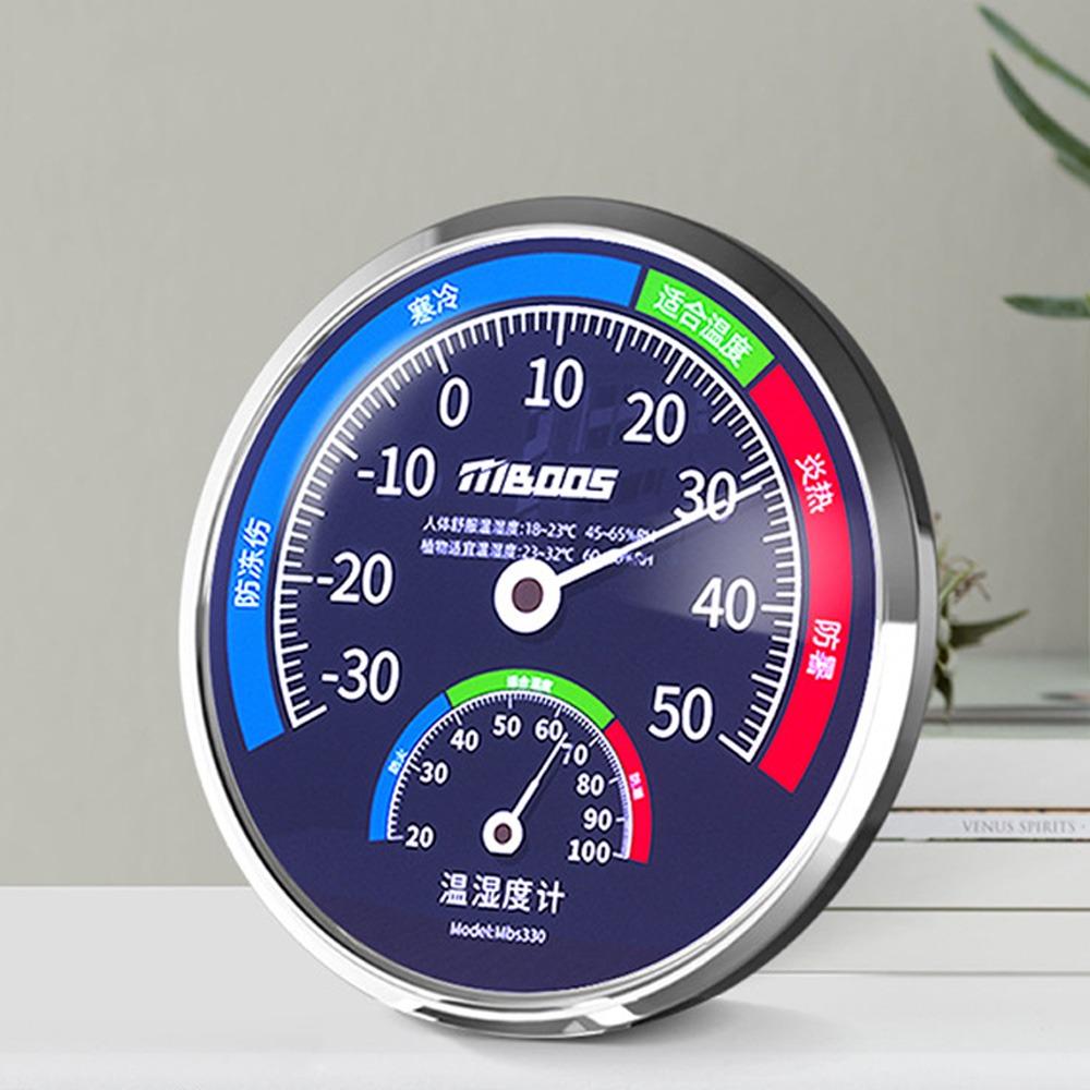 Wall Mount Hygrothermograph Battery-Free Temperature Hygrometer Analog Temperature  Laboratory